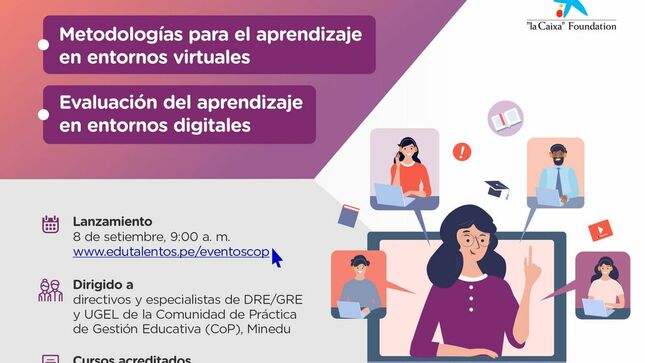 Minedu invita a los funcionarios de ugel a participar del lanzamiento cursos gratuitos con fundación telefónica