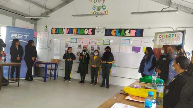 Presentación del programa +diversidad a representantes de unicef y el gobierno de canadá en ie 7101 américa de sjm