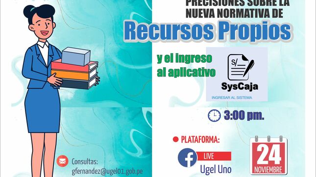 Webinar: precisiones sobre normativa de recursos propios y uso del aplicativo syscaja