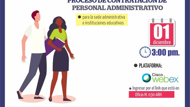Inducción sobre la evaluación de los expedientes para el proceso de contratación del personal administrativo