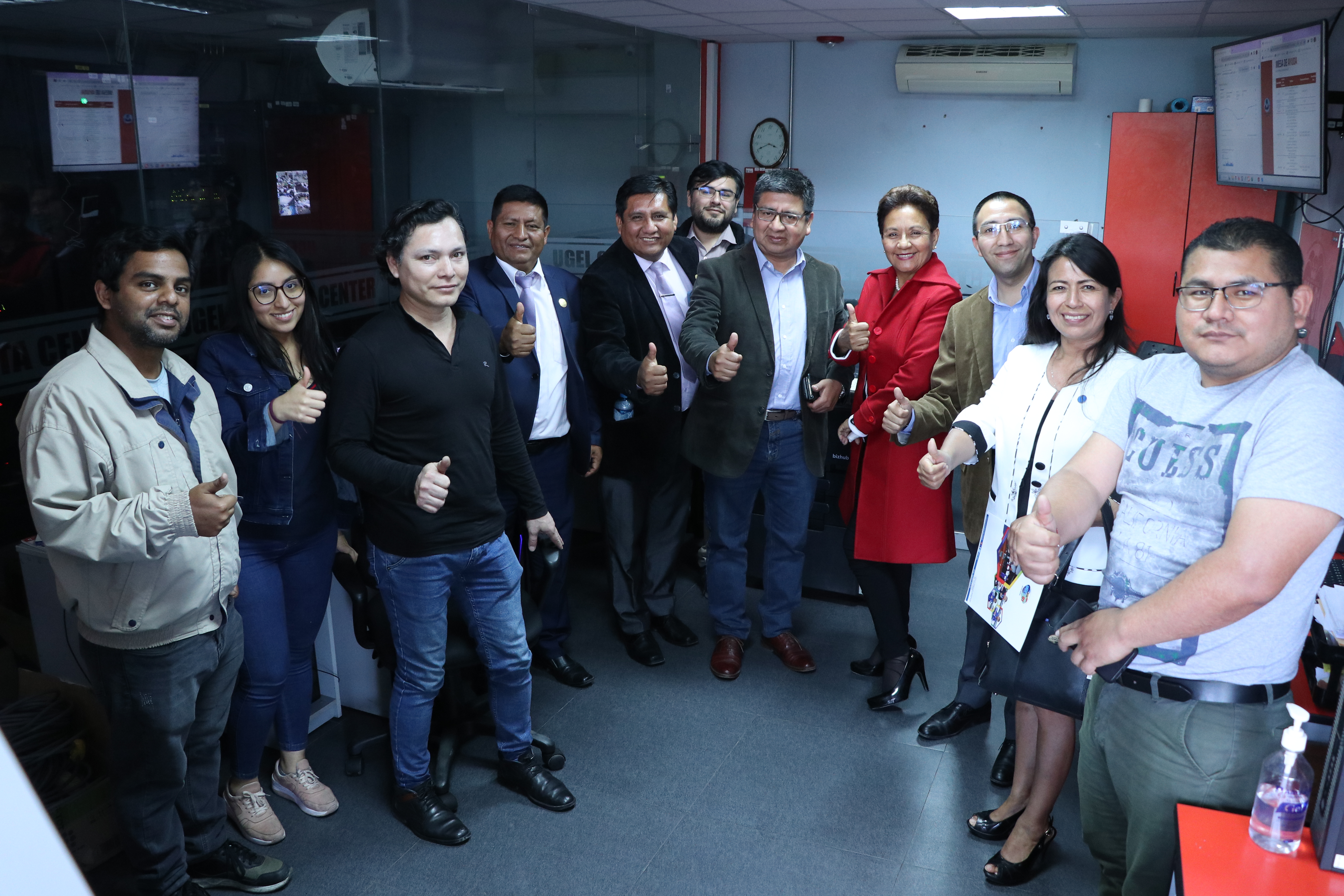 Directores de ugel de dre ica realizaron pasantía en instalaciones de ugel uno