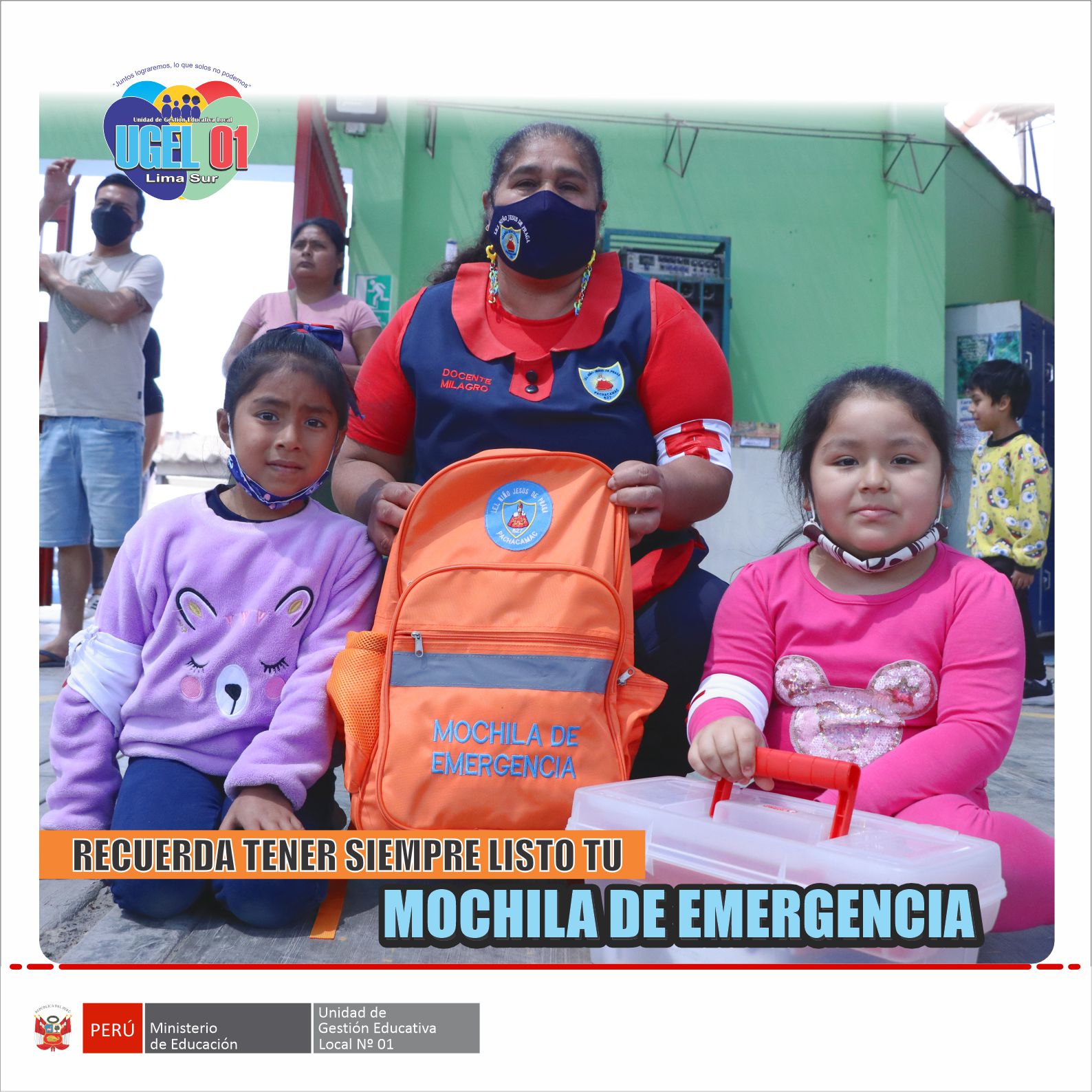 Recuerda tener siempre listo tu mochila de emergencia