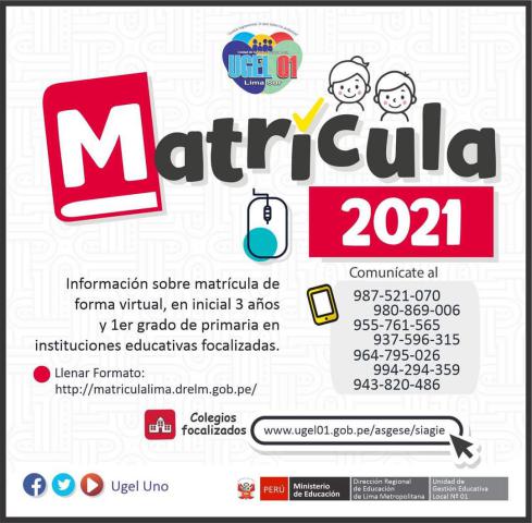 Matricula 2021