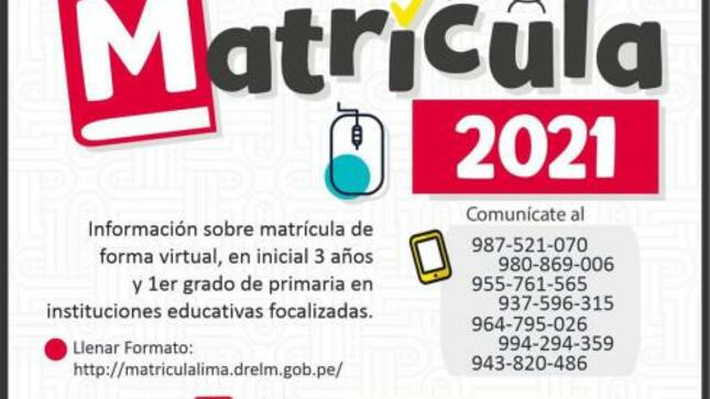 Matricula 2021