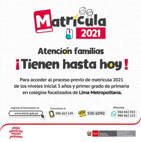 Solo hasta hoy