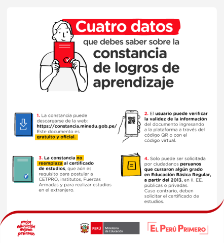 Constancia de logros de aprendizaje