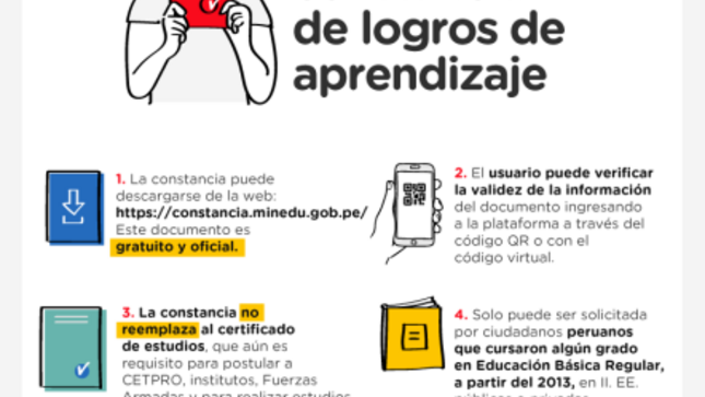 Constancia de logros de aprendizaje