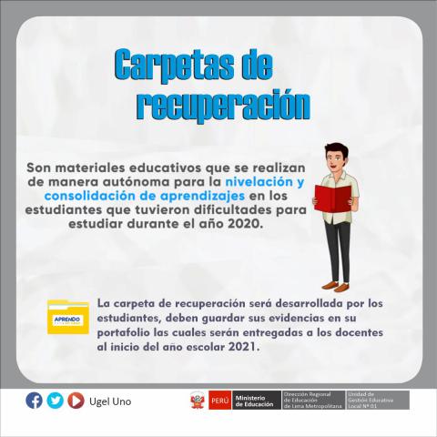 Carpetas de recuperación aprendo en casa
