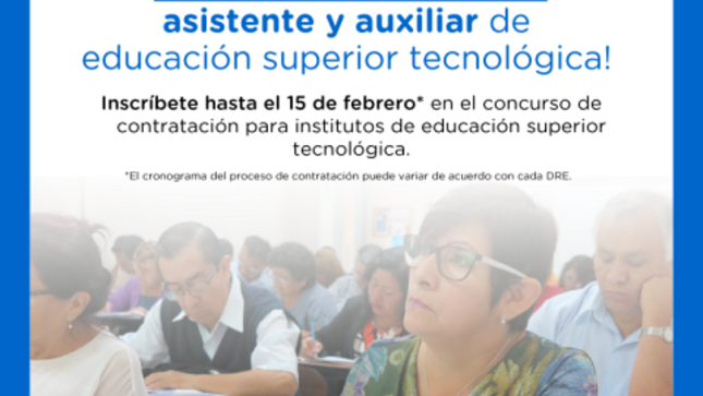 Convocatoria para docente