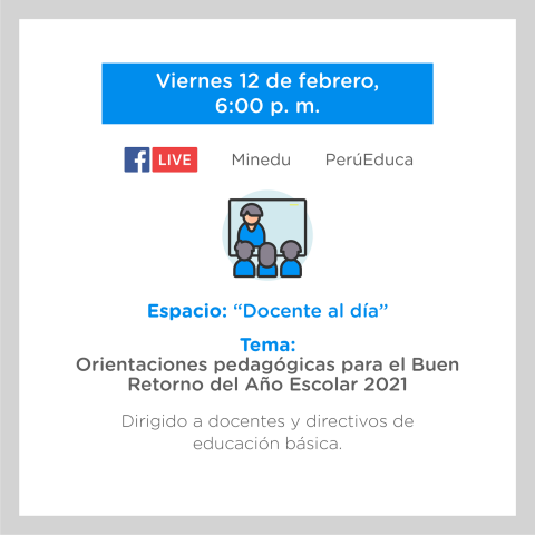 Orientaciones pedagógicas para el buen retorno del año escolar 2021