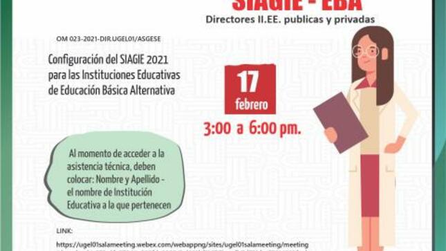 Taller de asistencia técnica virtual siagie – eba