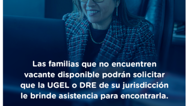 Si no encontraste vacante disponible