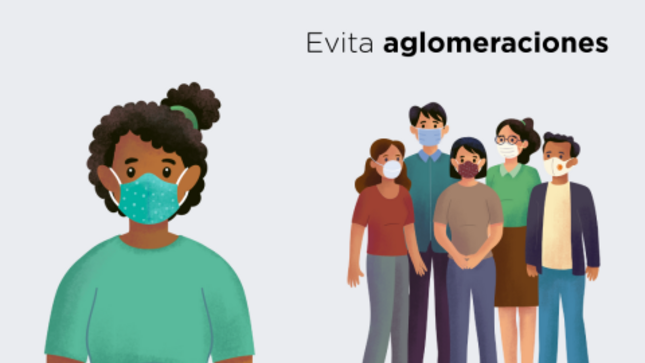 No a los lugares concurridos