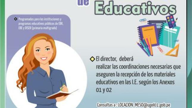 Listado de materiales educativos dotación 2021