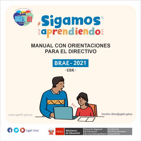 Manual con orientaciones para el directivo brae – 2021 ebr