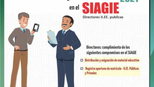 Configuración del año escolar 2021 en el siagie