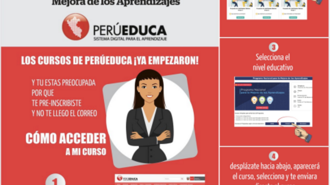Cómo acceder a los cursos de perúeduca