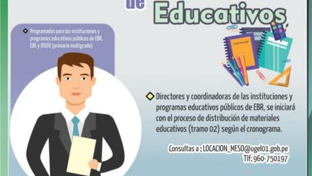 Cronograma de distribución de materiales educativos dotación 2021