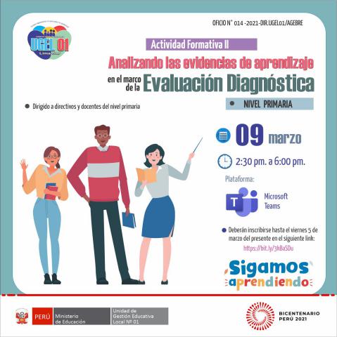 Actividad formativa ii: analizando las evidencias de aprendizaje en el marco de la evaluación diagnóstica – nivel primaria