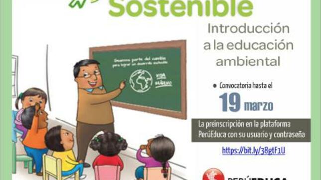 Curso mooc: pienso sostenible. introducción a la educación ambiental