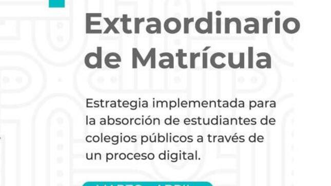 3 formas de matrícula 2021