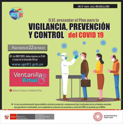 Ii.ee. presentar el plan para la vigilancia