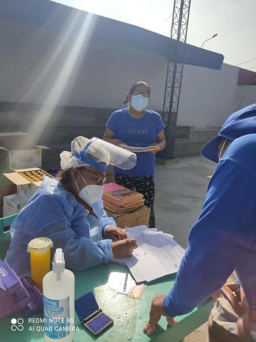 Ie 6027 cap fap rudy echegaray fajardo de punta negra realizo entrega de qaliwarma - primaria