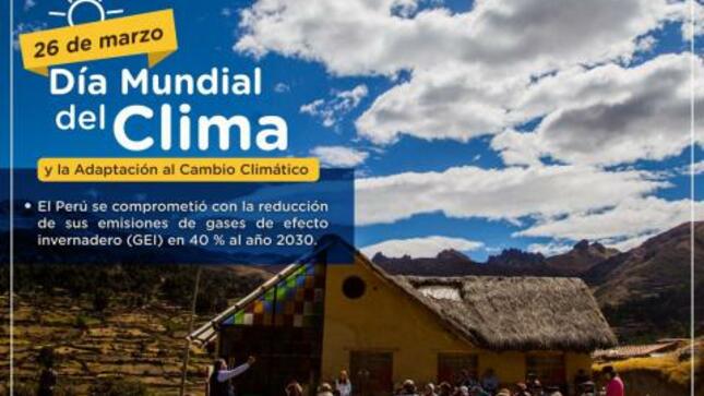 26 de marzo: día mundial del clima y la adaptación al cambio climatico