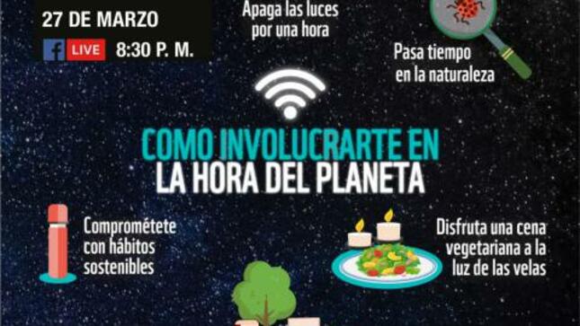 Participa de la hora del planeta