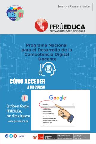 Programa nacional para el desarrollo de la competencia digital docente