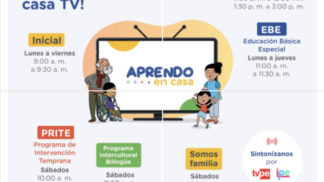 Aprendo en casa tv desde 19 abril