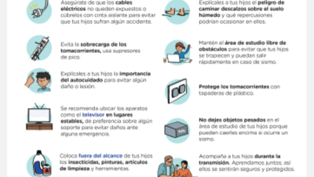 Condiciones seguras para conectarse a aprendo en casa