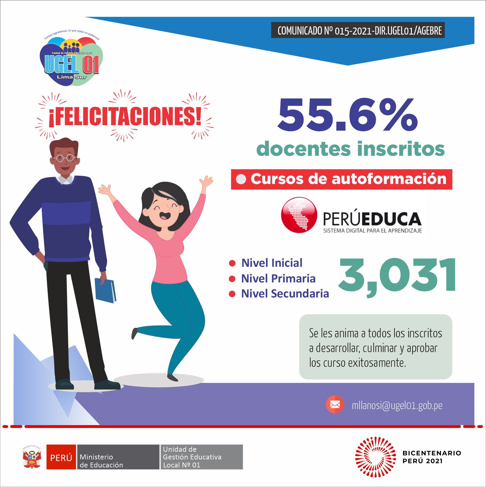 Felicitaciones a 3