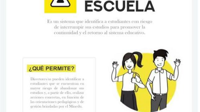 Relanzamos alerta escuela