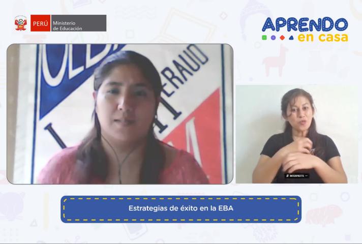 Webinar semanal por xvi aniversario de eba participo estudiante de javier heraud sjm