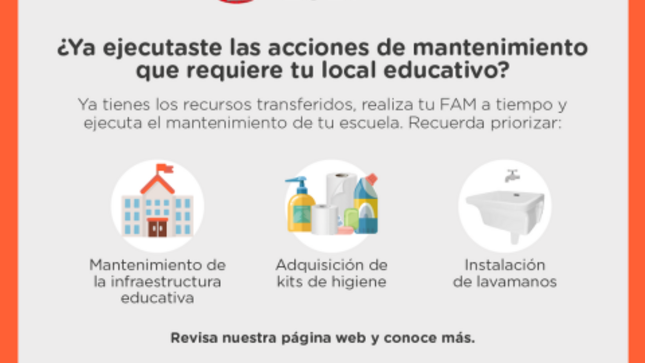 Último día para registrar a responsables de programa de mantenimiento