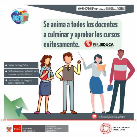 Cierre de los cursos de autoformación en perúeduca