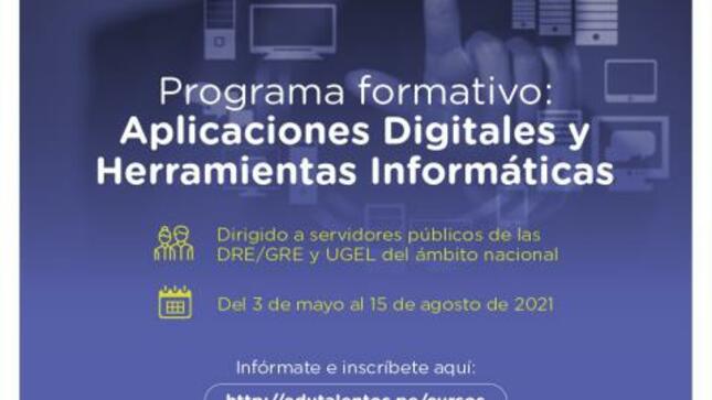 Programa de aplicaciones digitales y herramientas informáticas