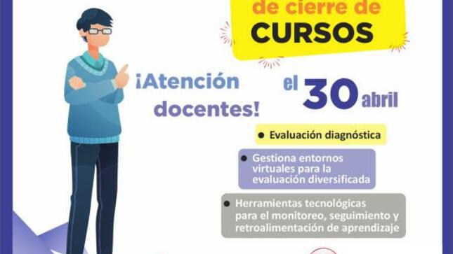 Oportunidad para aprobar los cursos de autoformación en perúeduca