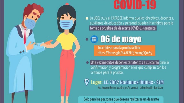 Pruebas de descarte covid-19