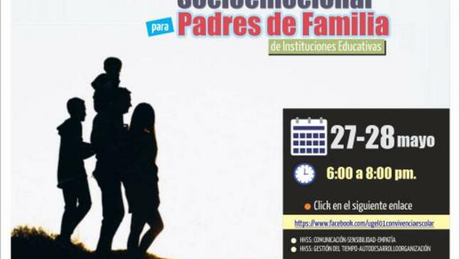 I taller socioemocional dirigido a padres de familia inicial