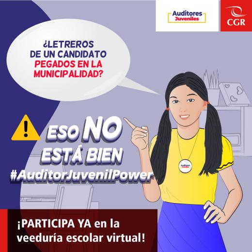 Veeduría escolar virtual con auditores juveniles