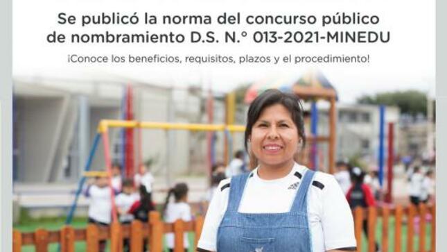 Atención auxiliares de educación d.s. 013-2021-minedu