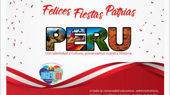 Felices fiestas patrias perú: 200 años de independencia