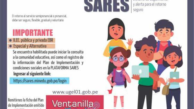 Habilitación de la ie en el sistema de seguimiento y alerta para el retorno seguro – sares