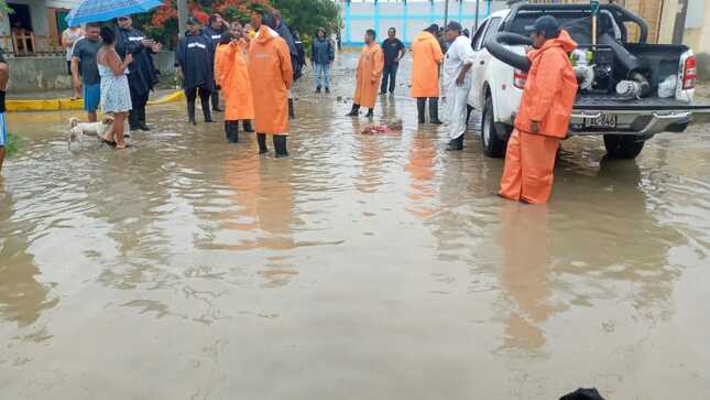 Comité de Defensa Civil Trabajando por la emergencia de Lluvias