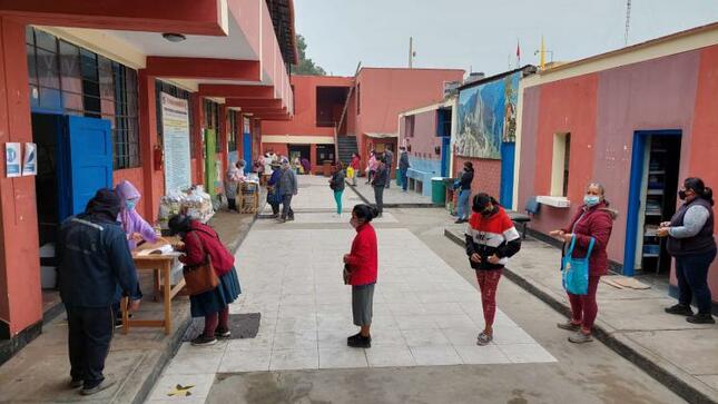 Ie 6007 pachacamac entrego productos qali warma