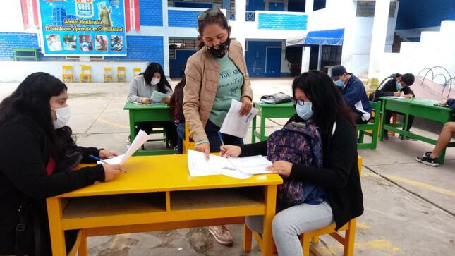 Asistencia pedagogica en punto de encuentro de ie 6069 pachacutec de ves