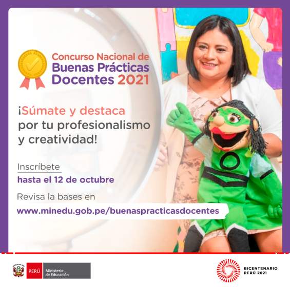 Bases del concurso nacional de buenas prácticas docentes 2021