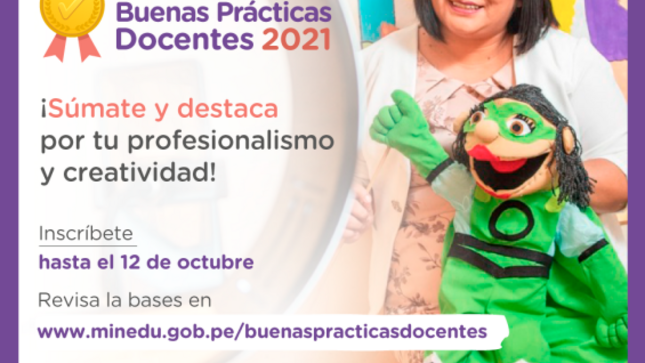 Bases del concurso nacional de buenas prácticas docentes 2021